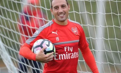 Arsenal-Training-Session-Santi-Cazorla