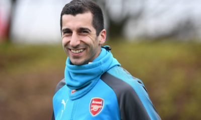 henrikh-Mkhitaryan-Arsenal-training