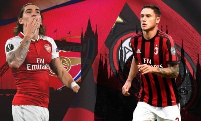 Hector-Bellerin-Davide-Canabria-asenal-vs-ac-milan-key-clash