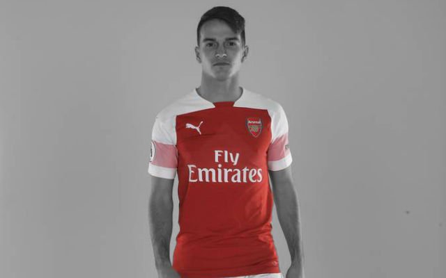 denis suarez in arsenal jersey