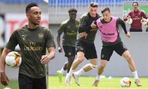 Arsenal-train-in-Baku-Chelsea-Europa-League-finals