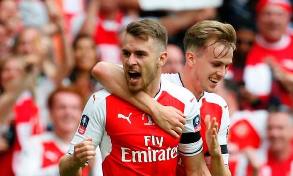 Aaron Ramsey sends classy message to Rob 'skip' Holding