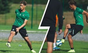 William_Saliba_ASSE_Saint_Etienne_injury_return_training