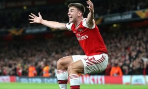 Arsenals-Kieran-Tierney-targets-Premier-League-debut-after-amazing-week