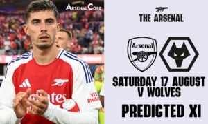 Arsenal-vs-Wolves-Lineup