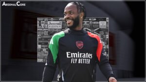 Sterling-Arsenal-training
