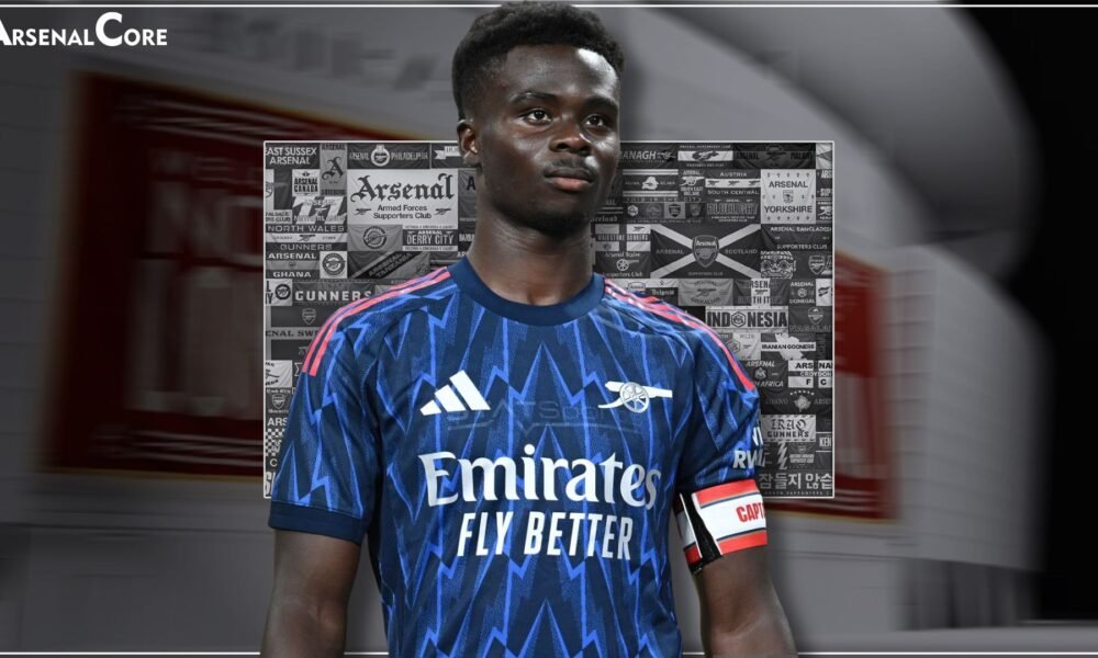 Arsenal confident of securing new Bukayo Saka contract